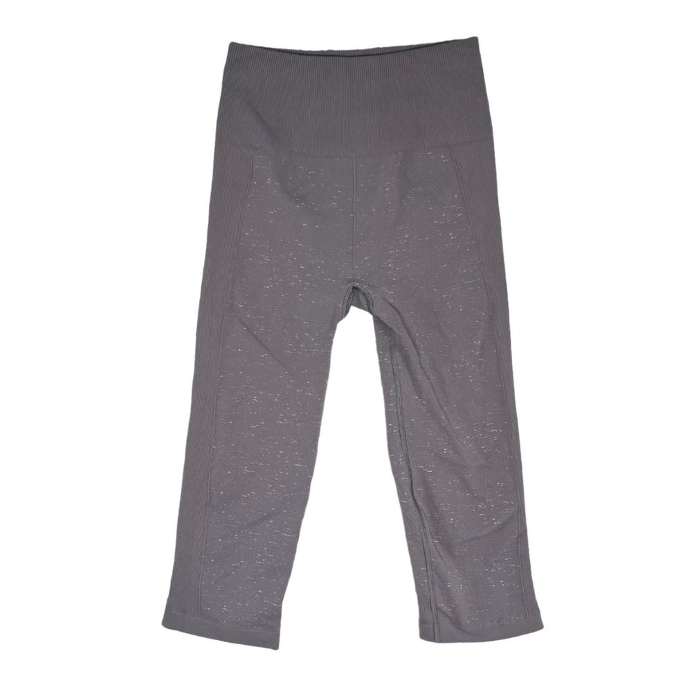 Lululemon Compression Cropped Leggings Womens Purple Athletic Stretch Pants Sz 4